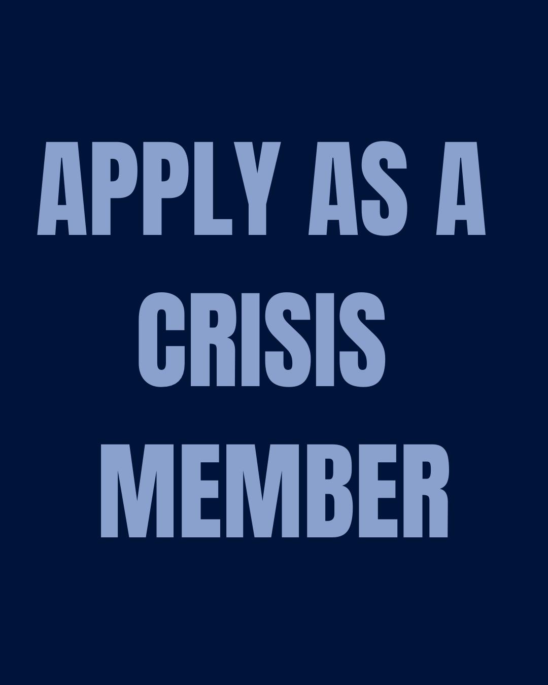 Crisis Member